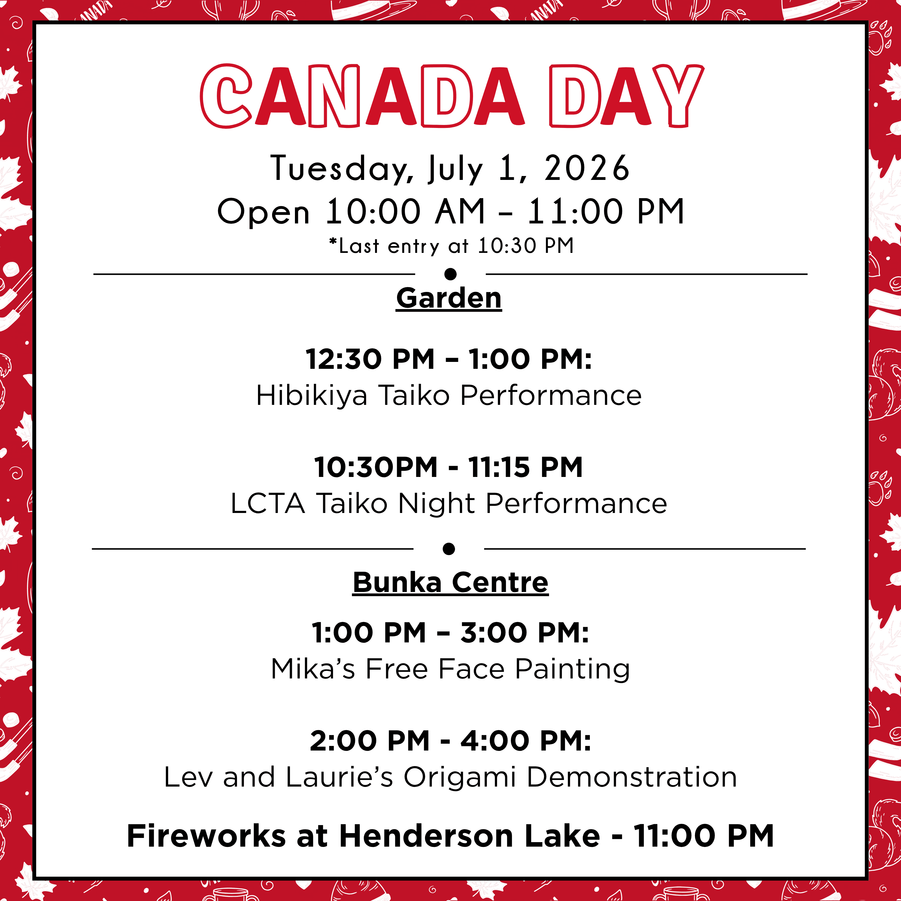 Canada Day Festival